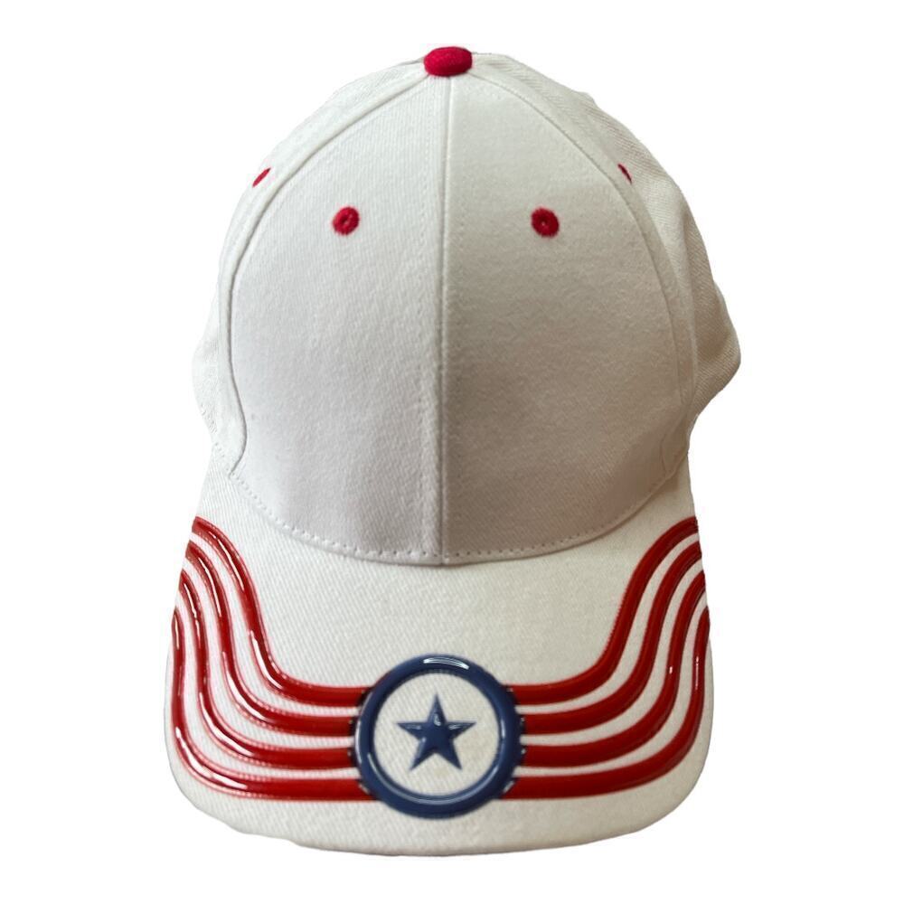 Cobra White Red Wonder 3D Patterns 6 Panel Baseball Cap
